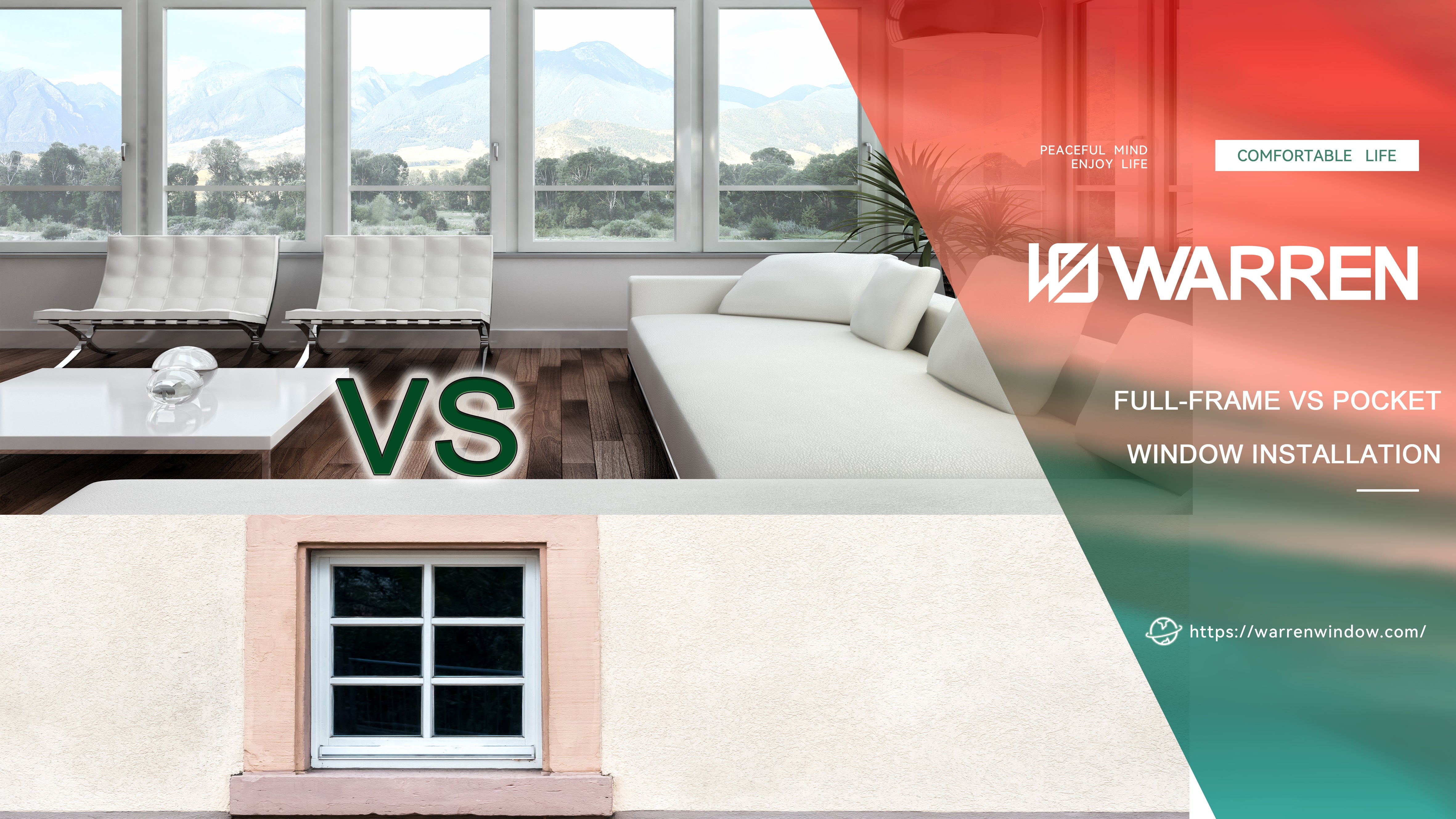Full-Frame vs Pocket Window Installation – WARREN Flip Up Windows