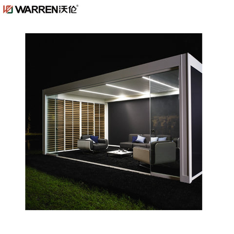 Warren 12x14 Pergola With Gazebo Louvered Canopy Patio Outdoor