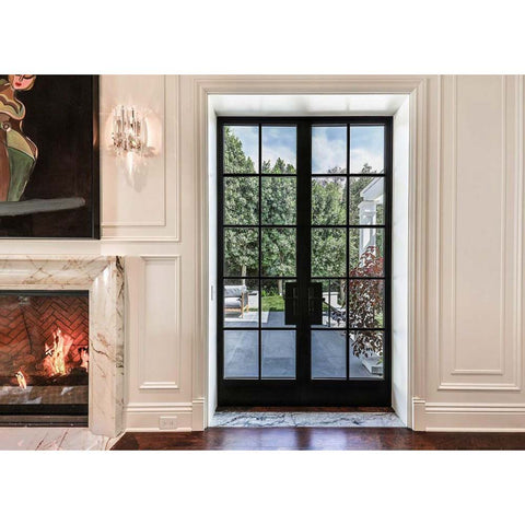 Warren 48 Inch Interior Double French Doors With Glazed Contemporary Doors
