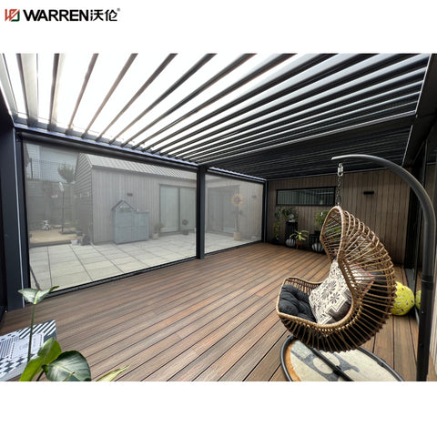Warren 12x14 Pergola With Gazebo Louvered Canopy Patio Outdoor