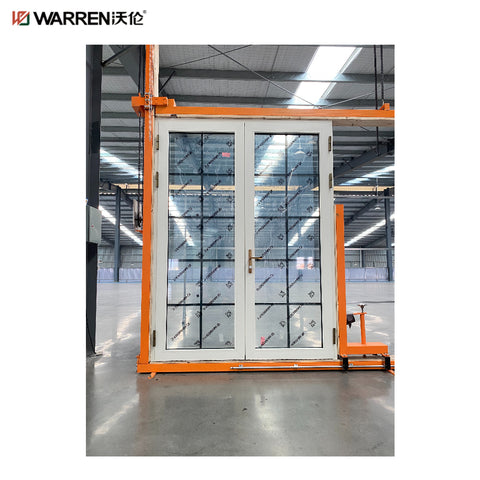 Warren 8ft Tall French Doors With Modern Interior Glass French Doors