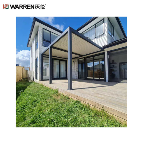 Warren 12 x 16 Pergola Canopy with Aluminum Alloy Louvered Roof