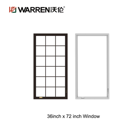 Warren 36x72 window NFRC Certificate thermal insulation aluminum casement picture window