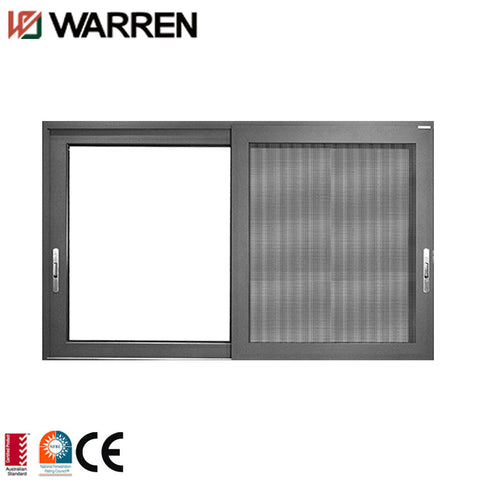 6060-T66 Powder Coating High precision 3 Tracks Aluminum Sliding Window
