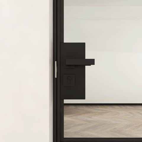 2023 New Design Powder Coating Alu-framed Hinged Aluminum Swing Glass Doors