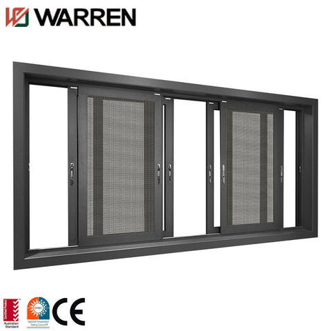 6060-T66 Powder Coating High precision 3 Tracks Aluminum Sliding Window