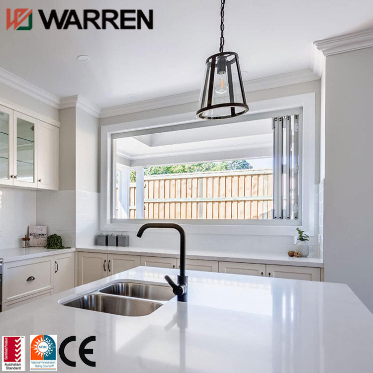Manufacturer Aluminum Frameless Bi-fold Folding Glass Door Window