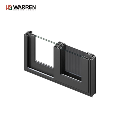 6060-T66 Powder Coating High precision 3 Tracks Aluminum Sliding Window