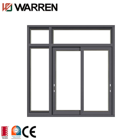 American NFRC Double Glazed Aluminum Sliding Windows